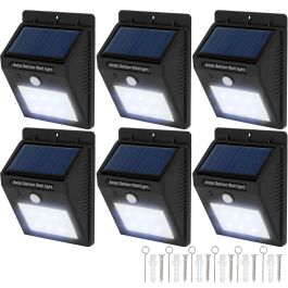 6er-Set Solarlampe mit Bewegungsmelder