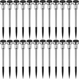 24-er Set LED-Solarlampen