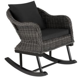 Rattan Schaukelstuhl Rovigo