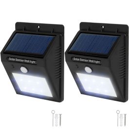 2er-Set Solarlampe mit Bewegungsmelder